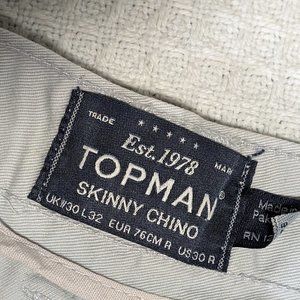 Topman Skinny Chino (White) 30x32